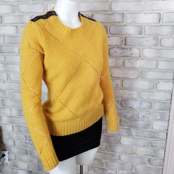 CHEVIGNON Sweater S Yellow Mustard - Picture 1 of 8
